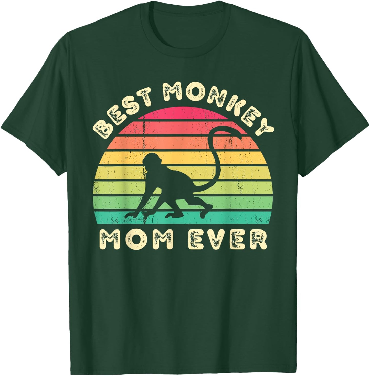 Best monkey Mom Ever mothers day T-Shirt - T-Shirt | Forest