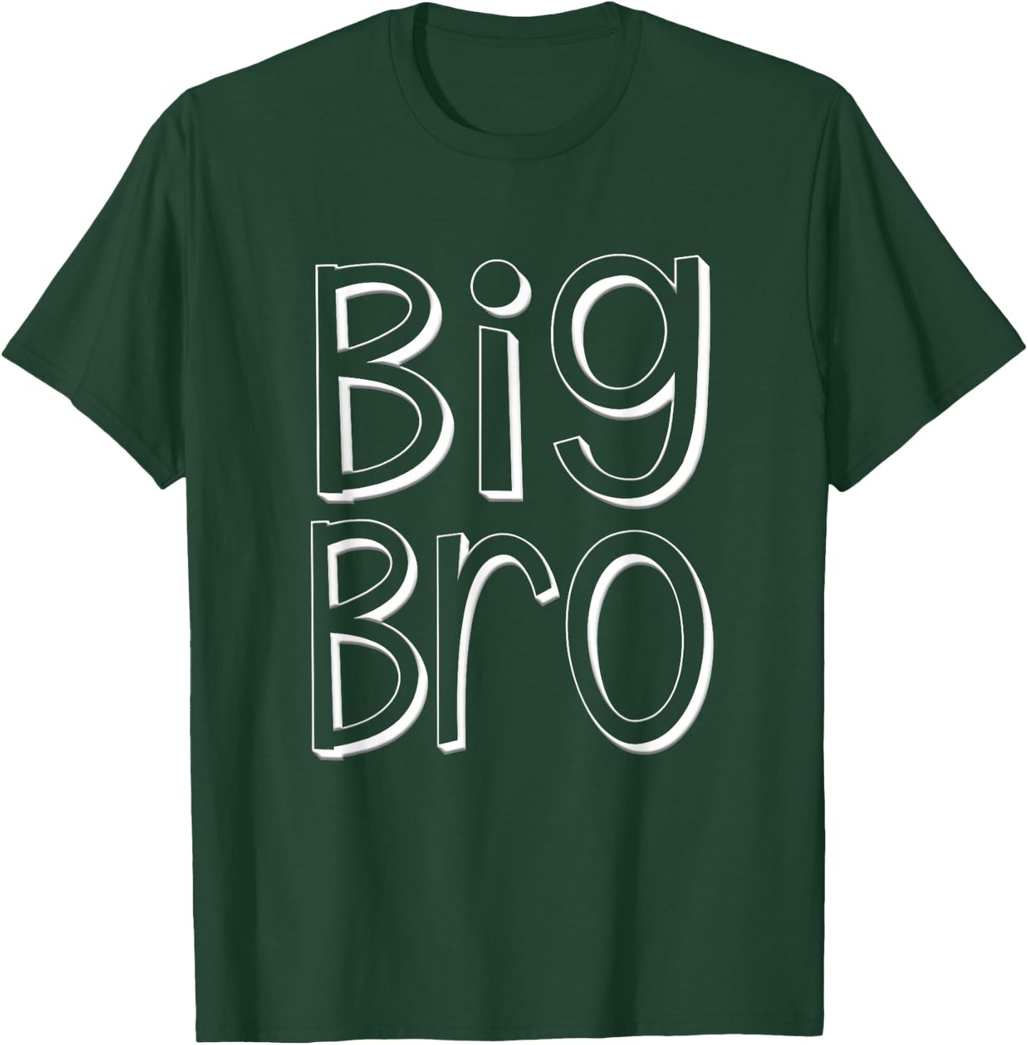 Big Bro Older Brother Boys Matching Siblings Family T-Shirt - T-Shirt | Forest
