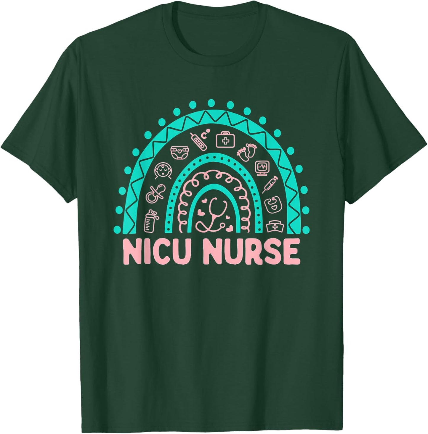 NICU Nurse RN Neonatal Intensive Care Nursing T-Shirt - T-Shirt | Forest