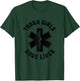 EMT Tough Girls Save Lives Paramedic EMS Emergency T-Shirt - T-Shirt | Forest