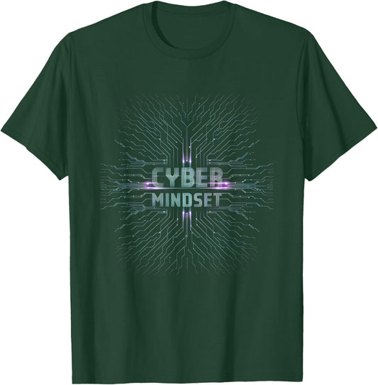 Cyber Mindset AI Artificial Intelligence Themed T-Shirt - T-Shirt | Forest