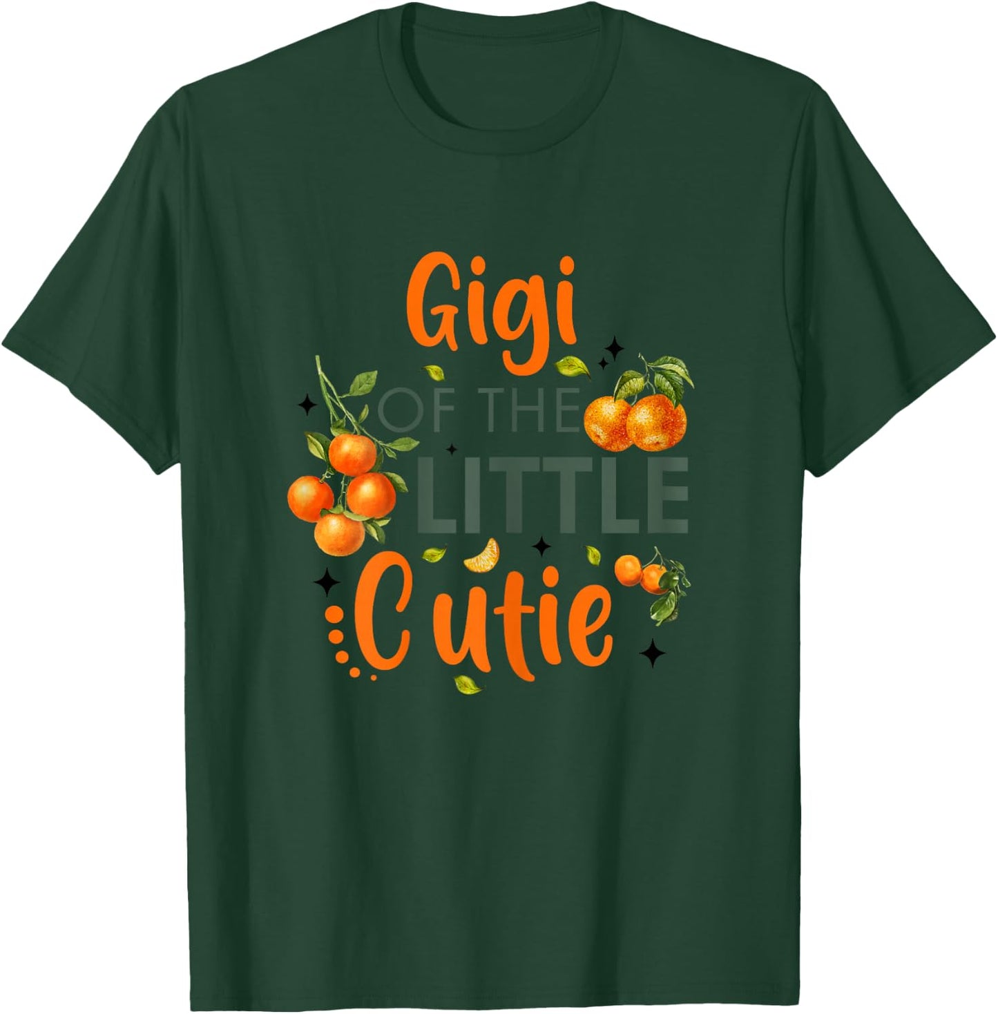 Gigi Of The Little Cutie Orange 1st Birthday Party T-Shirt - T-Shirt | Forest