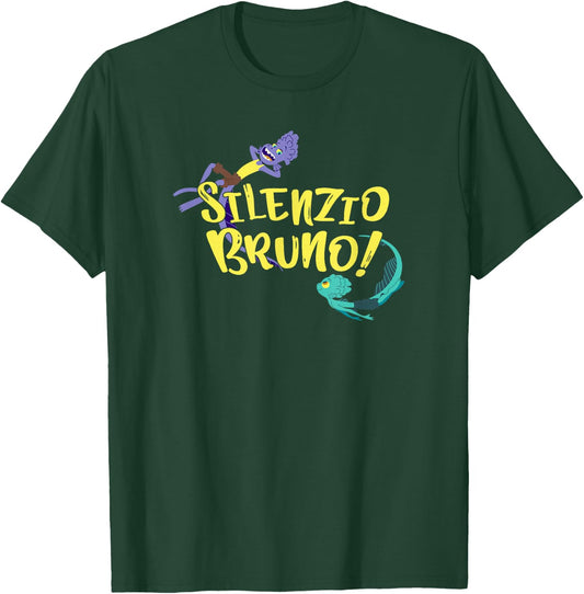 Disney Pixar Luca Silenzio Bruno! Characters Swimming T-Shirt - T-Shirt | Forest