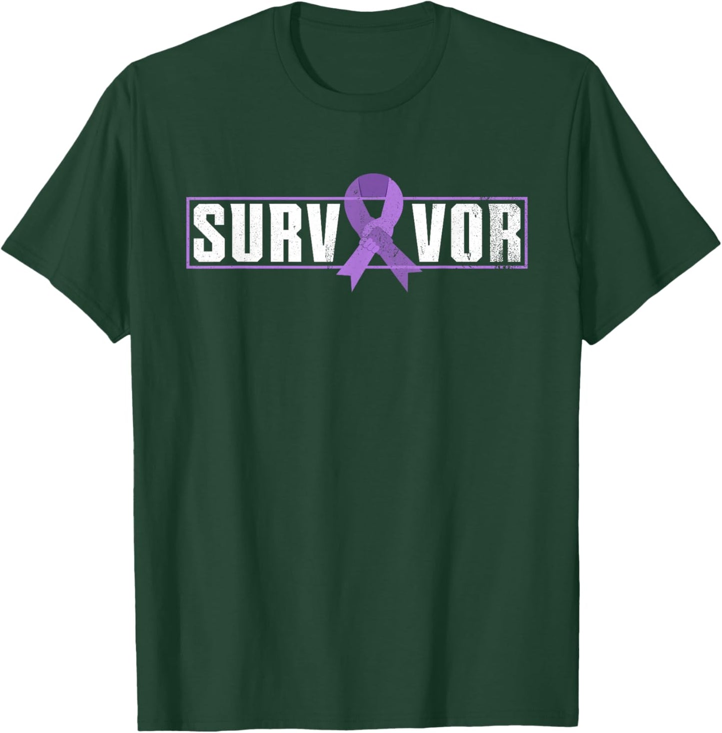 Hodgkins Lymphoma Cancer Survivor Hodgkin Lymphoma Awareness T-Shirt - T-Shirt | Forest