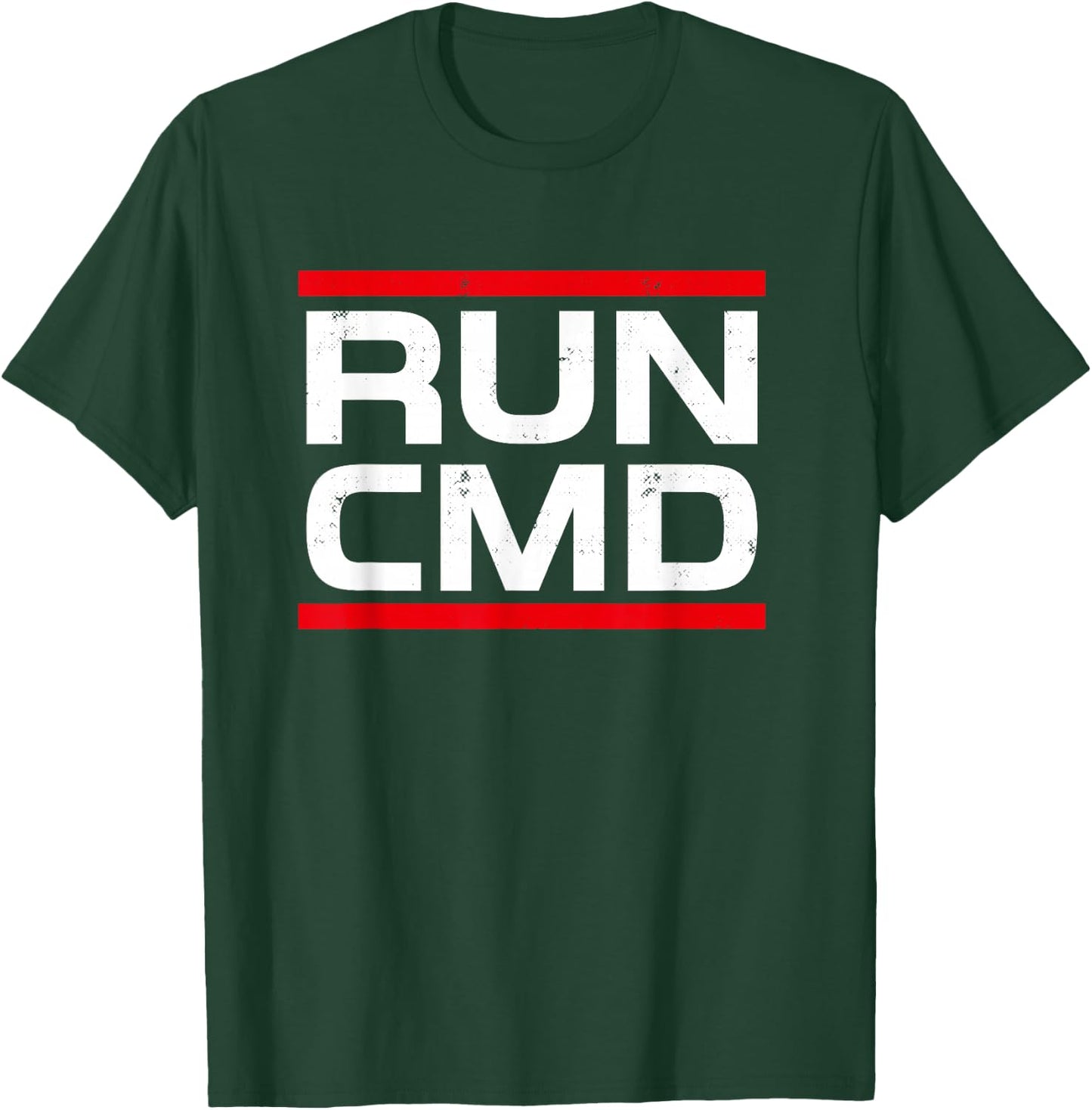 Informatist Run CMD Programmer Sys Admin Gifts T-Shirt - T-Shirt | Forest