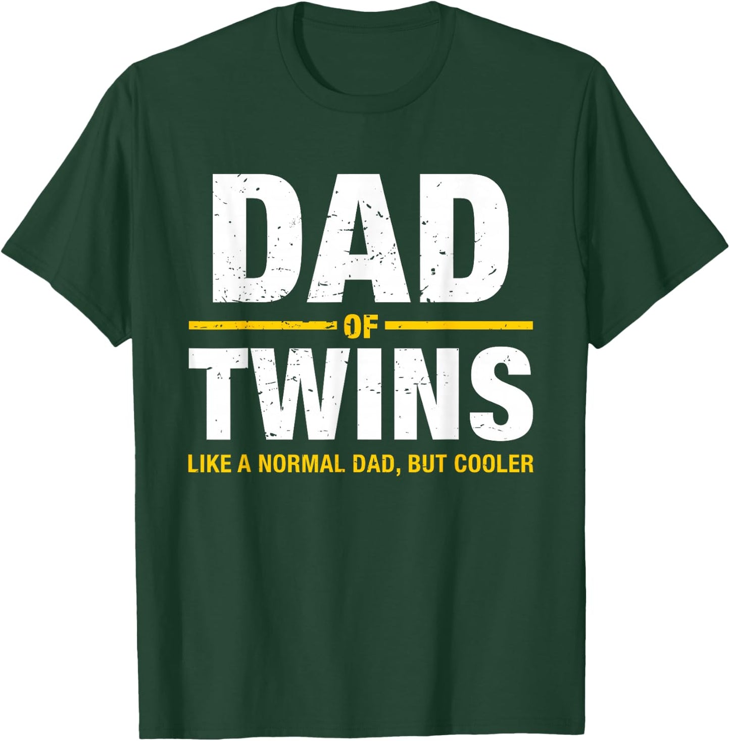 Dad Of Twins Expecting Twins T-Shirt - T-Shirt | Forest