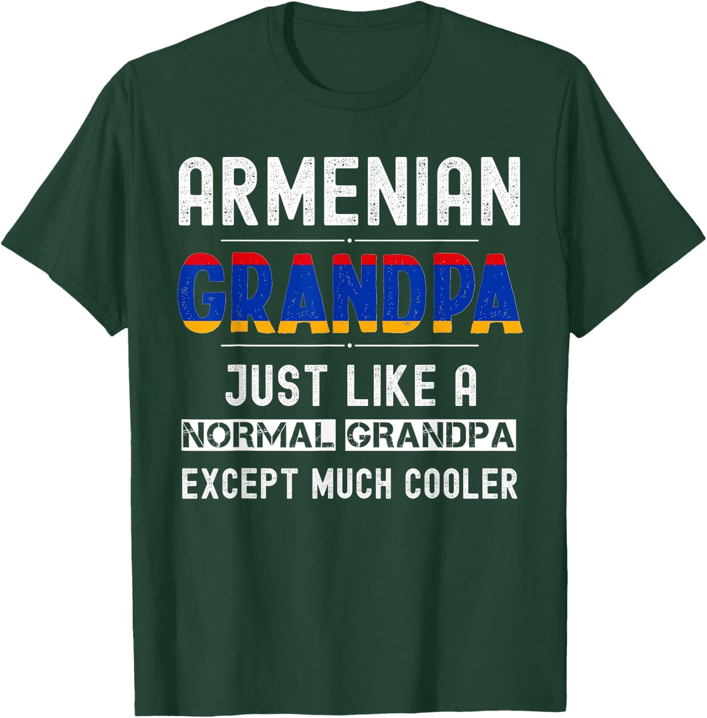 Armenian Grandpa fathers day from kids funny men birthday T-Shirt - T-Shirt | Forest