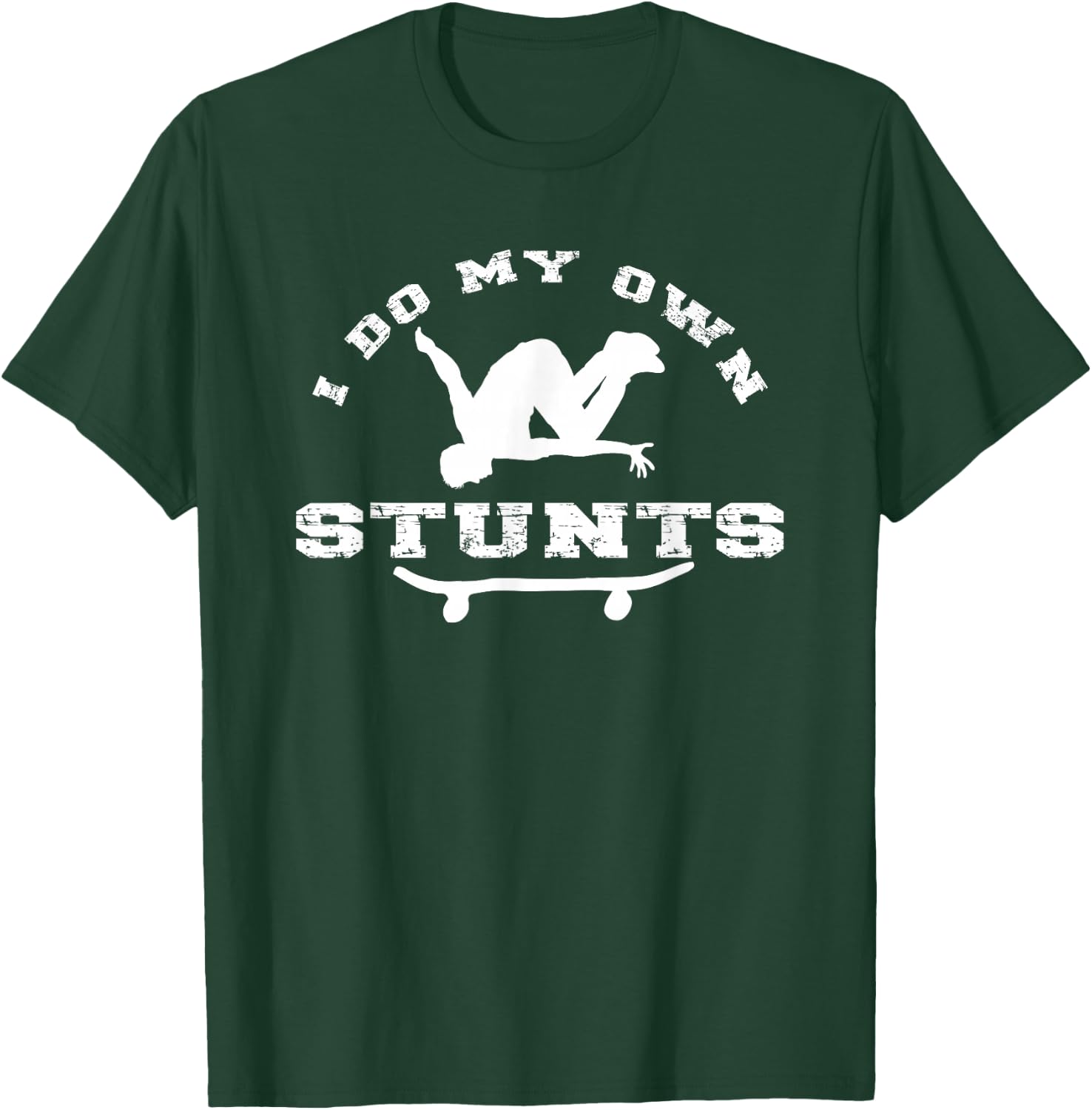 I Do All My Own Stunts Get well soon Funny injured leg T-Shirt - T-Shirt | Forest