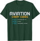 Pilot Aviation Codes Aeroplane Funny Pilot T-Shirt - T-Shirt | Forest