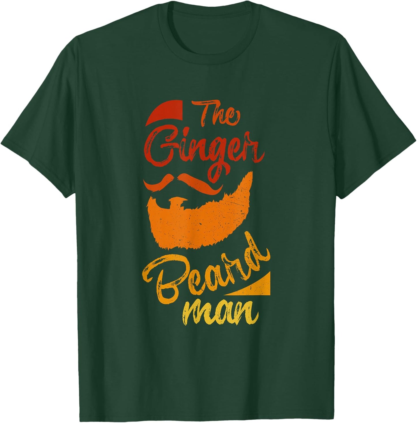 The Ginger Beard Man Cool Redhead Irish Bearded Men Gift T-Shirt - T-Shirt | Forest