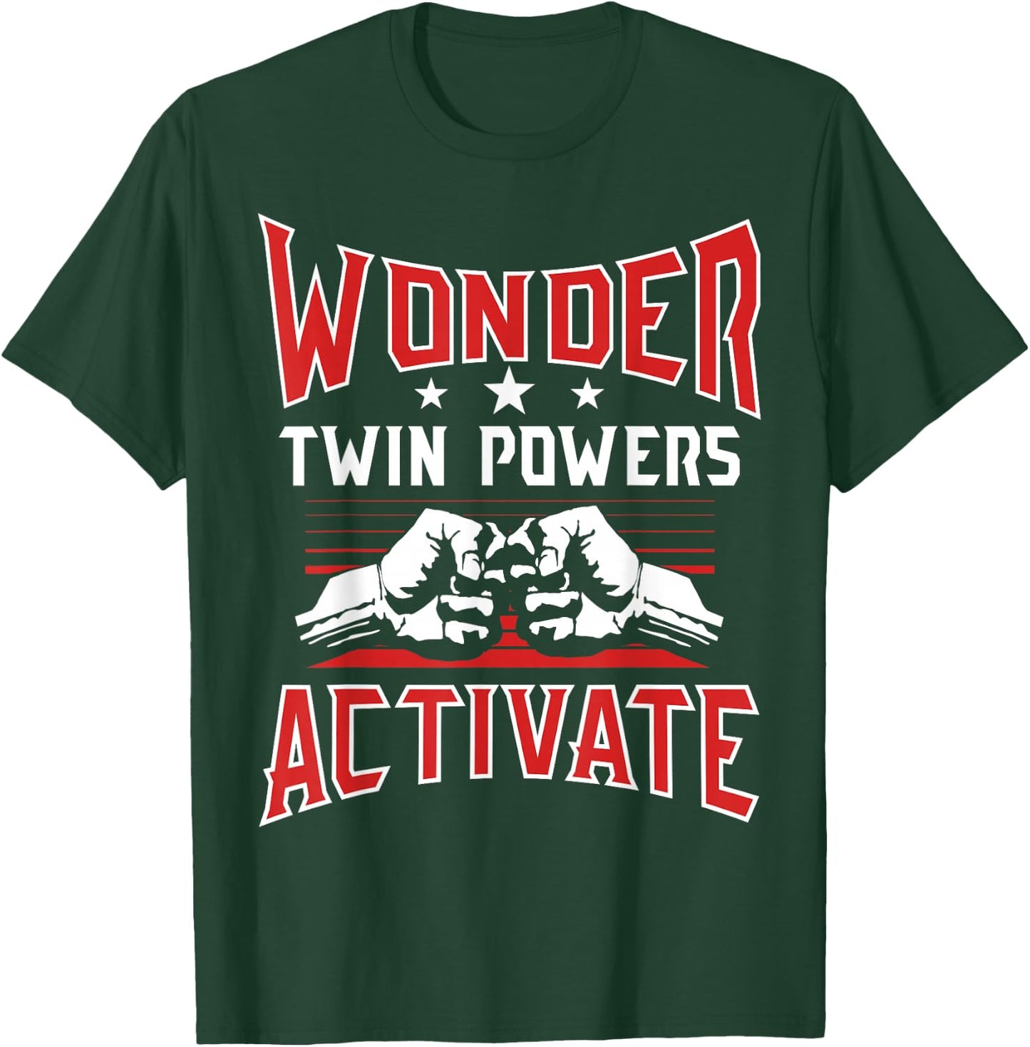 Wonder Twin Power Activated design, Sibling design T-Shirt - T-Shirt | Forest