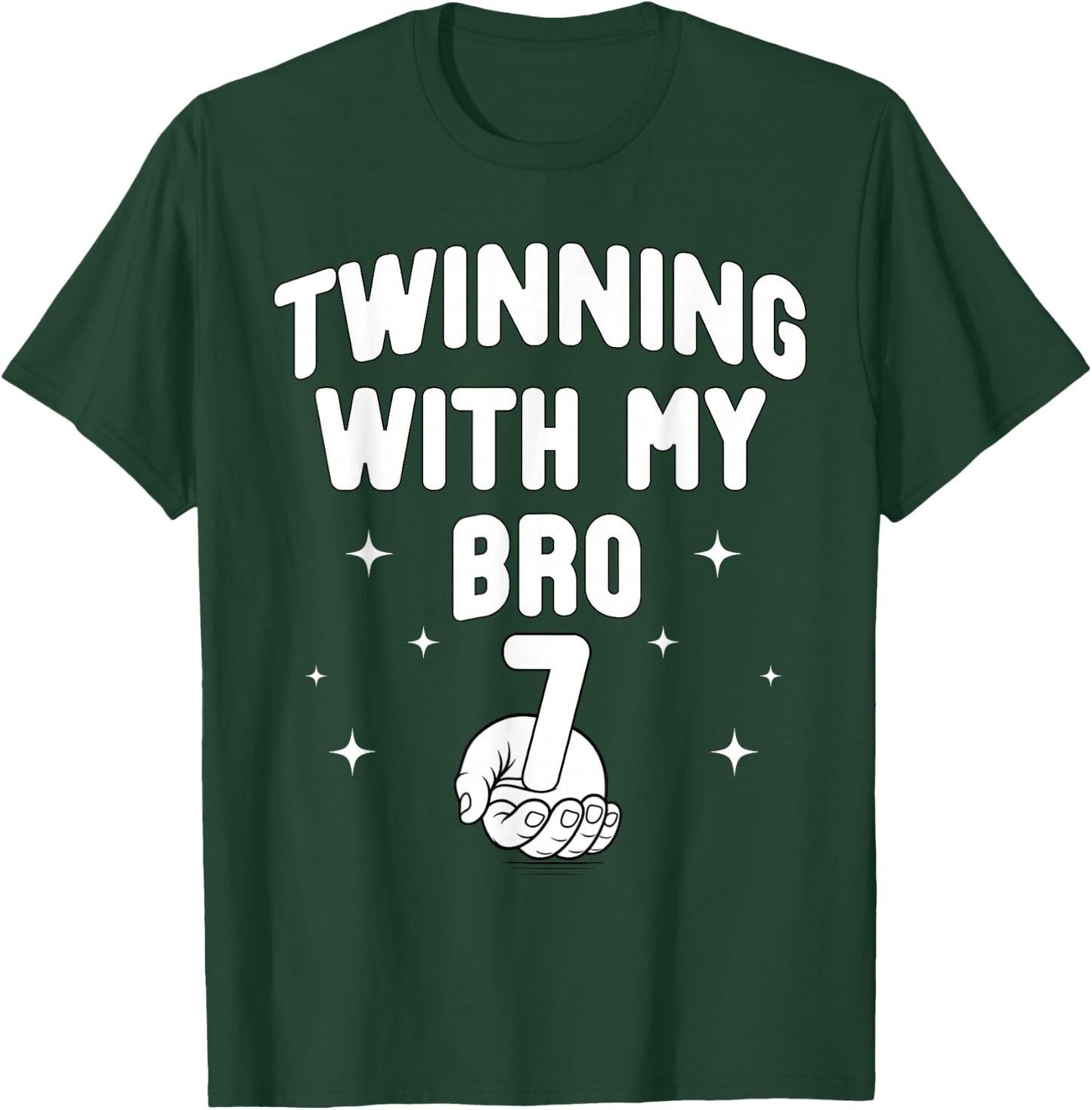 67 Twinning with My Bro Funny 6 7 Meme Twin Day Spirit Week T-Shirt - T-Shirt | Forest