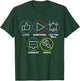 Like Subscribe Hit The Bell Comment Share Livestreaming T-Shirt - T-Shirt | Forest