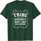 Whiskey Bent Veil Bound Tribe Bachelorette Party Wedding T-Shirt - T-Shirt | Forest