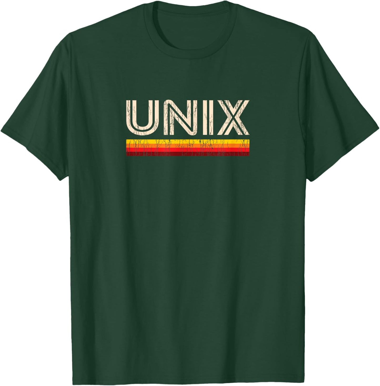 Retro UNIX for sysadmins and geeks T-Shirt - T-Shirt | Forest
