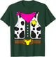 Cowgirl Horse Riding Pink Girl Cowboy Rodeo Costume Horse T-Shirt - T-Shirt | Forest
