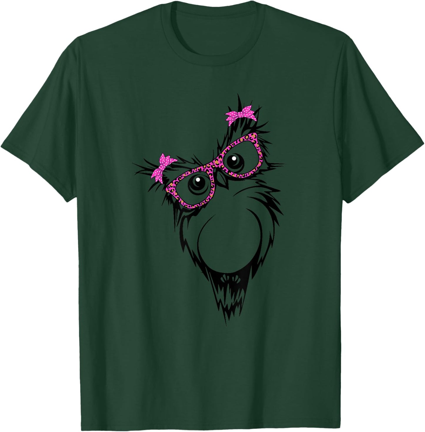 cute OwL with bandana glasses T-Shirt - T-Shirt | Forest