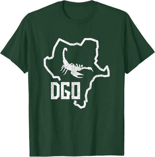 Durango Alacran Mexico Mapa Contorno De DGO T-Shirt - T-Shirt | Forest