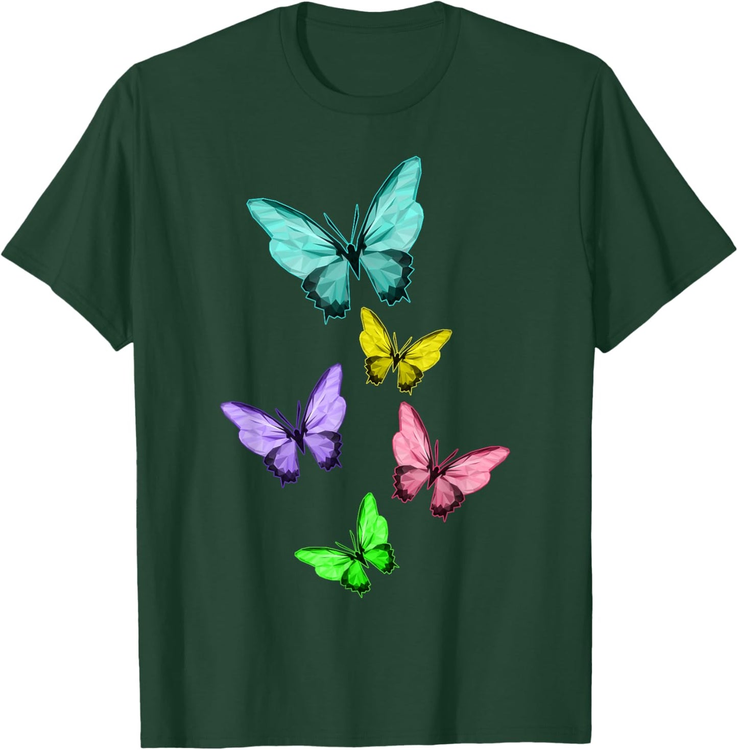 Colorful Butterflies Shirt Nature Monarch Butterfly Lover T-Shirt - T-Shirt | Forest
