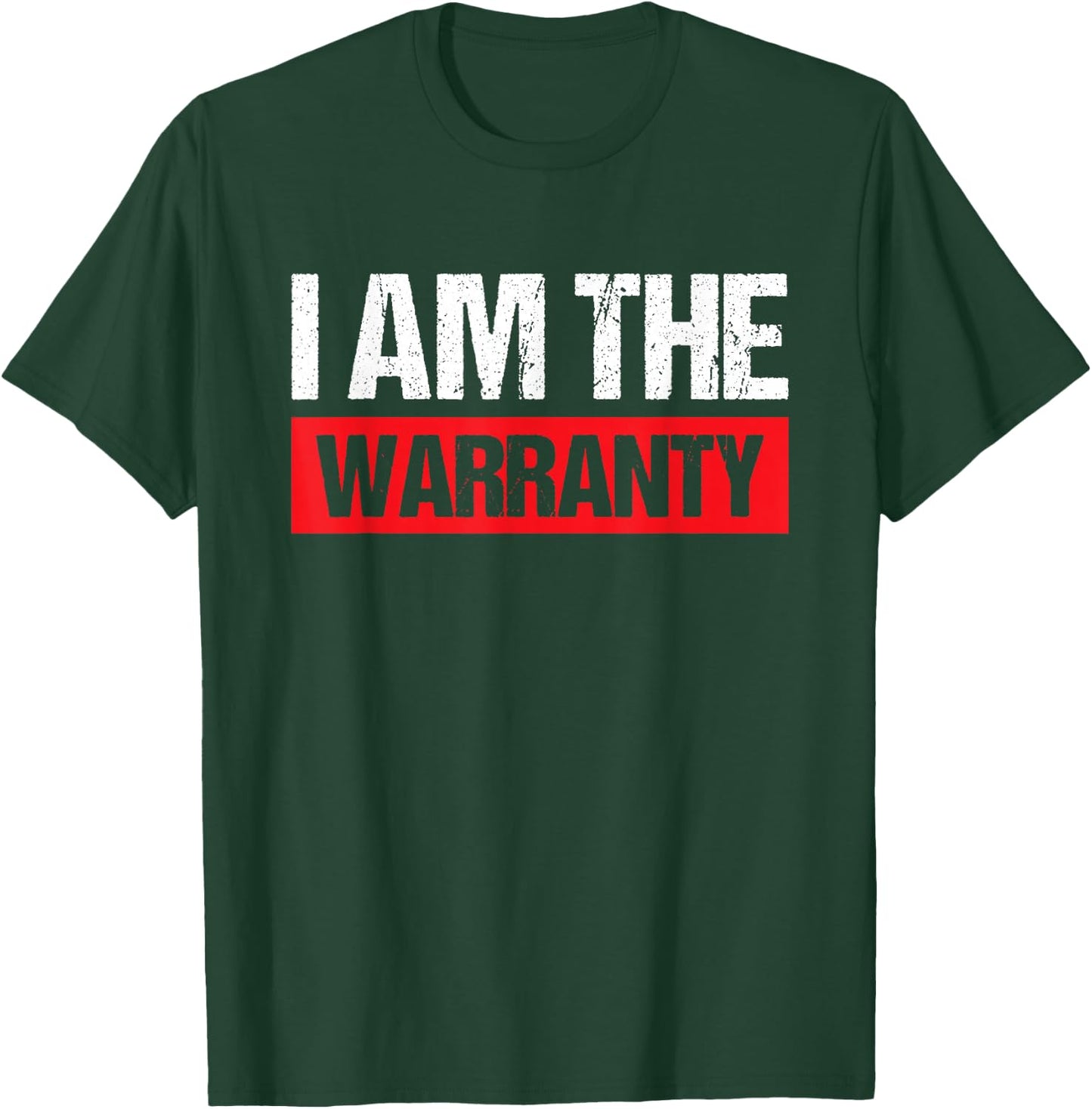 Car Mechanic Repair Vehicles Handyman I Am The Warranty , Small, Black T-Shirt - T-Shirt | Forest