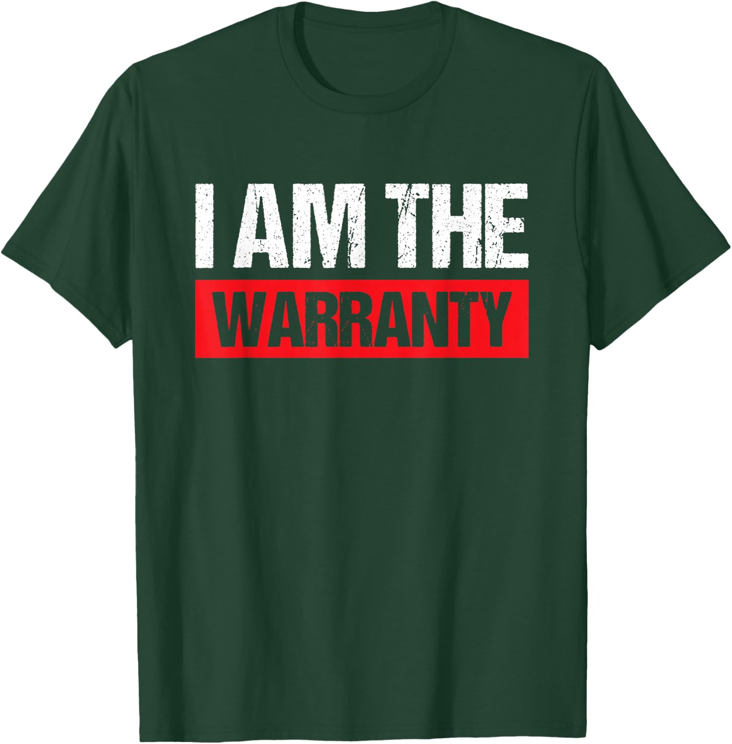 Car Mechanic Repair Vehicles Handyman I Am The Warranty , Small, Black T-Shirt - T-Shirt | Forest