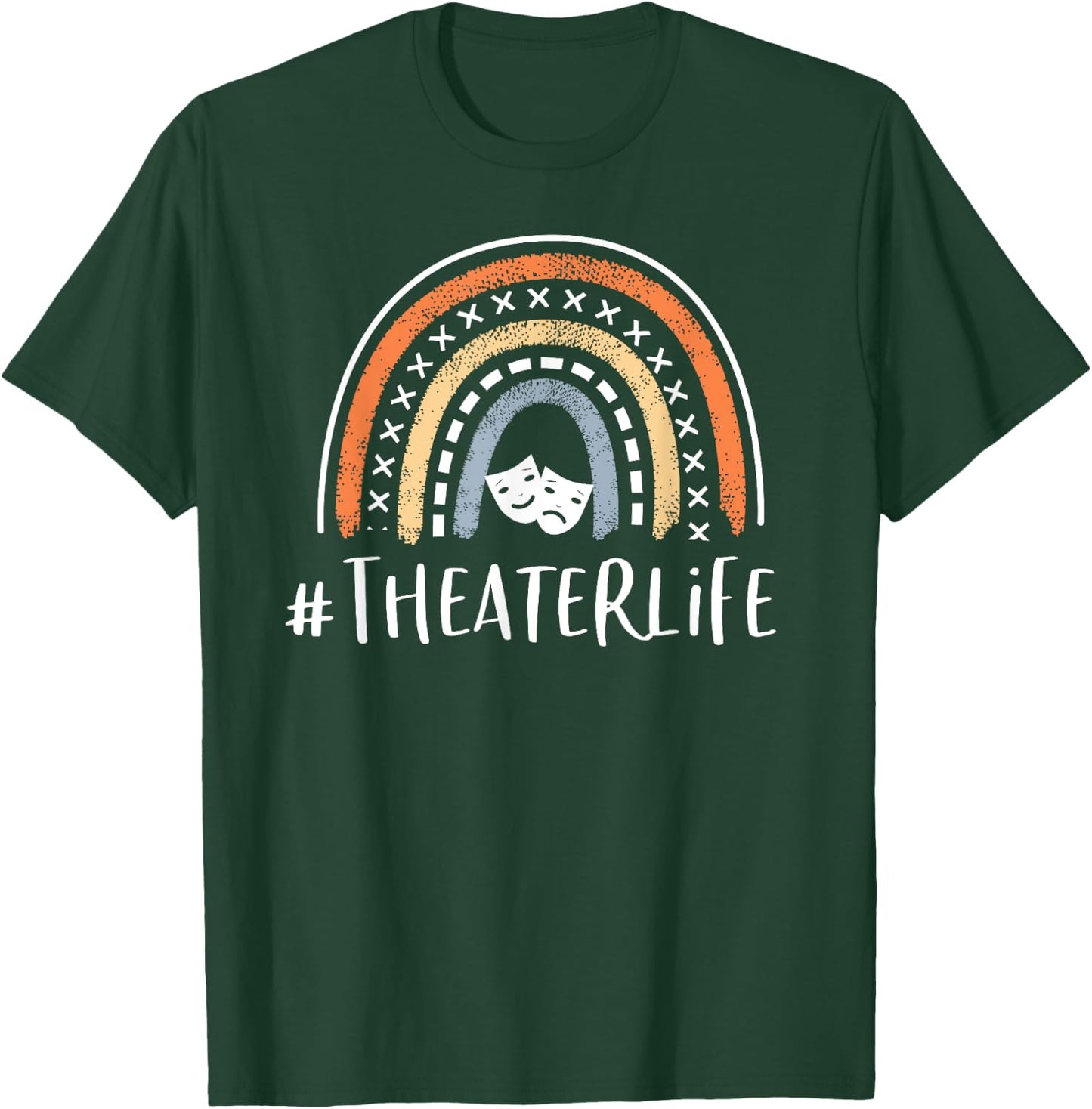 Musical Theater Lover Gifts For Teen Girls #Theaterlife Cute Theater Life Gifts Actress Musical Theatre T-Shirt - T-Shirt | Forest
