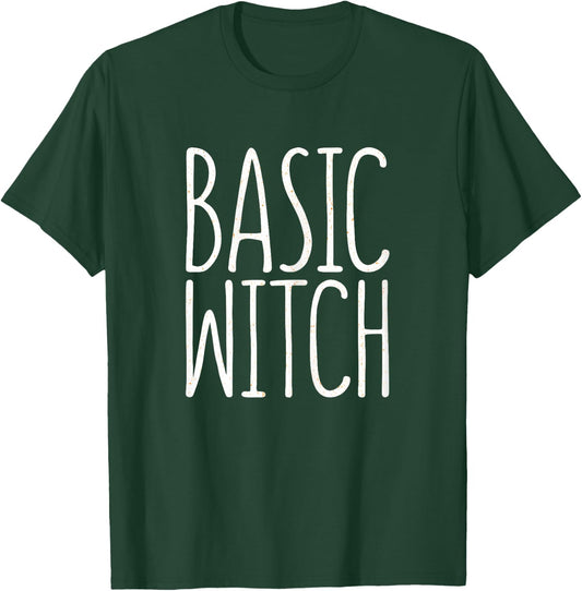 Basic Witch Shirt Women Lady Witch Costume T-Shirt - T-Shirt | Forest