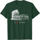 Rome Colosseum Vintage Skyline Italy Fan I Love Roma T-Shirt - T-Shirt | Forest