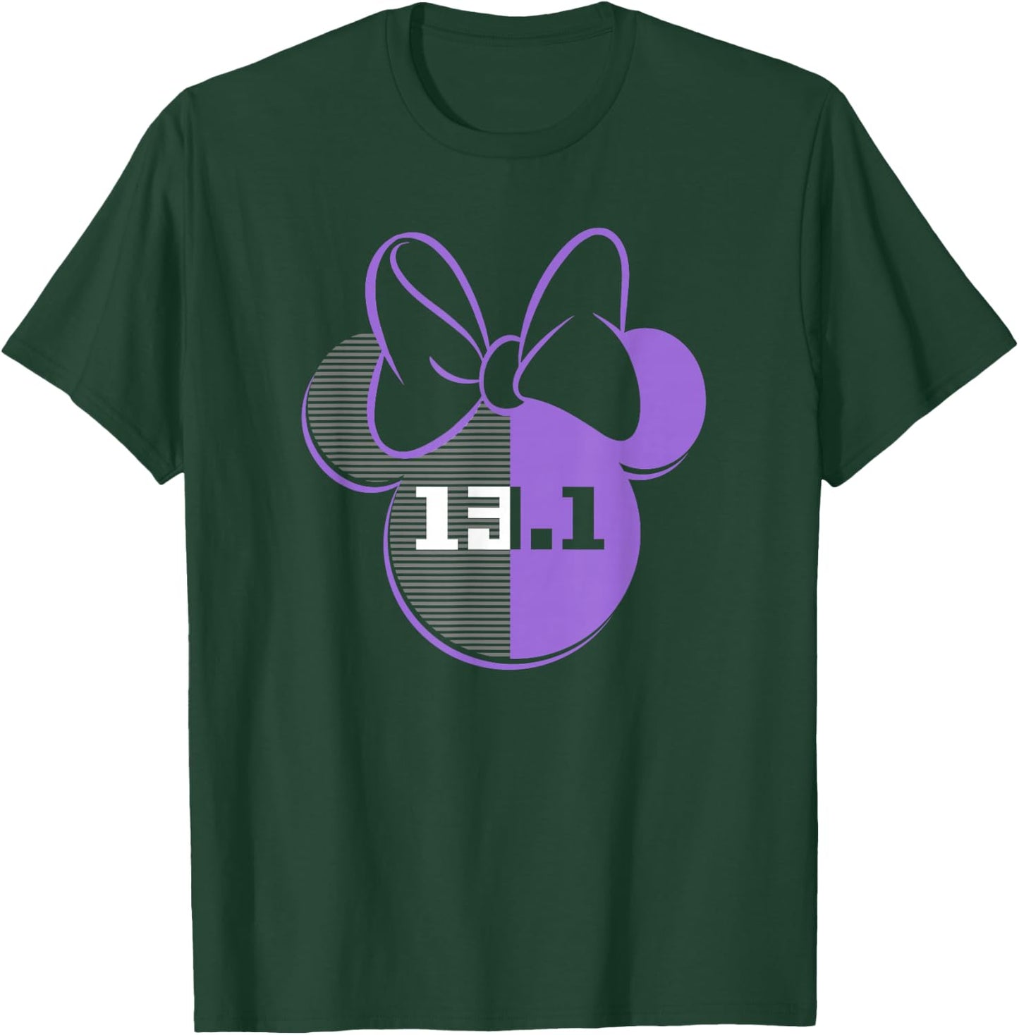 Disney Mickey And Friends Minnie Mouse Half Marathon 13.1 T-Shirt - T-Shirt | Forest