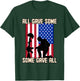 All Gave Some USA Flag Some Gave All Memorial Day Graphic Women Kids Men T-Shirt - T-Shirt | Forest