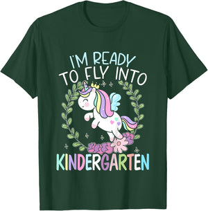 Kids I'm Ready To Fly Into Kindergarten First Day Of School T-Shirt - T-Shirt | Forest