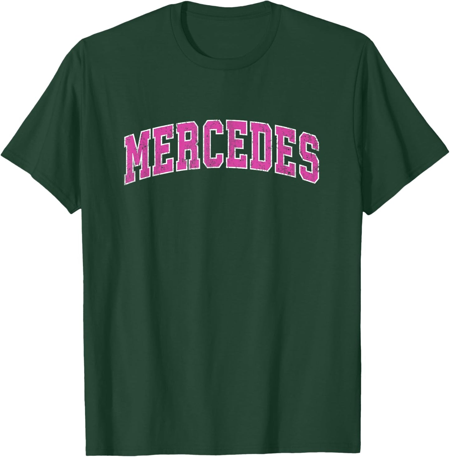 Mercedes Texas TX Vintage Sports Design Pink Design T-Shirt - T-Shirt | Forest