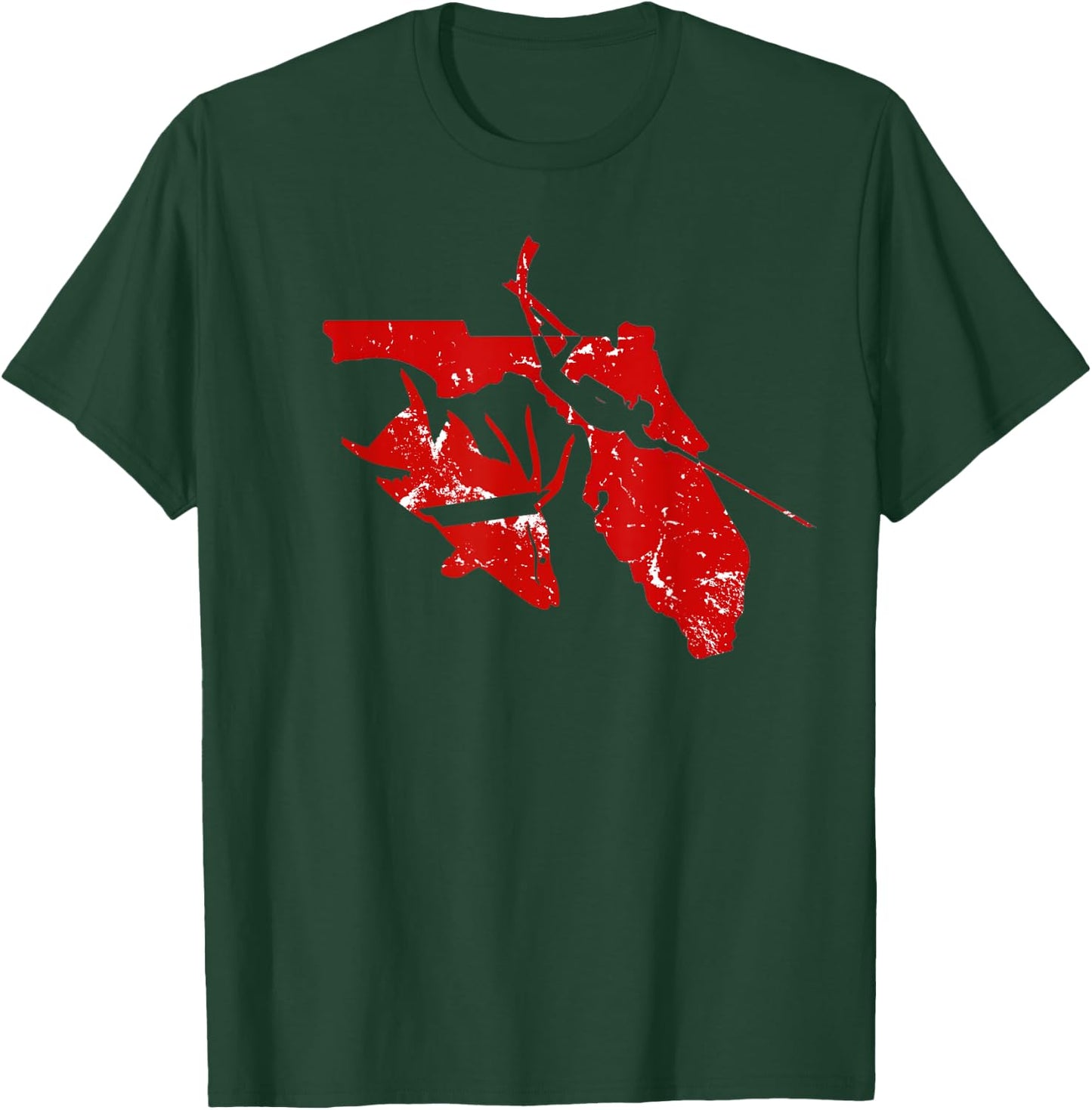 Florida Hogfish Spearfishing Gift T-Shirt - T-Shirt | Forest