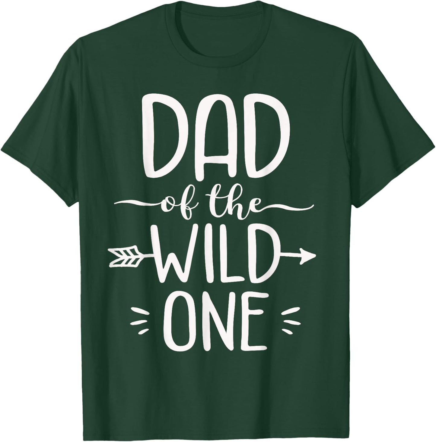 Dad Of The Wild One Shirt Funny 1st Birthday Safari Gift T-Shirt - T-Shirt | Forest