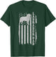 Labrador Dad Vintage American Flag T-Shirt - T-Shirt | Forest