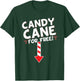 Inappropriate Candy Cane Adult Humor Christmas T-Shirt - T-Shirt | Forest