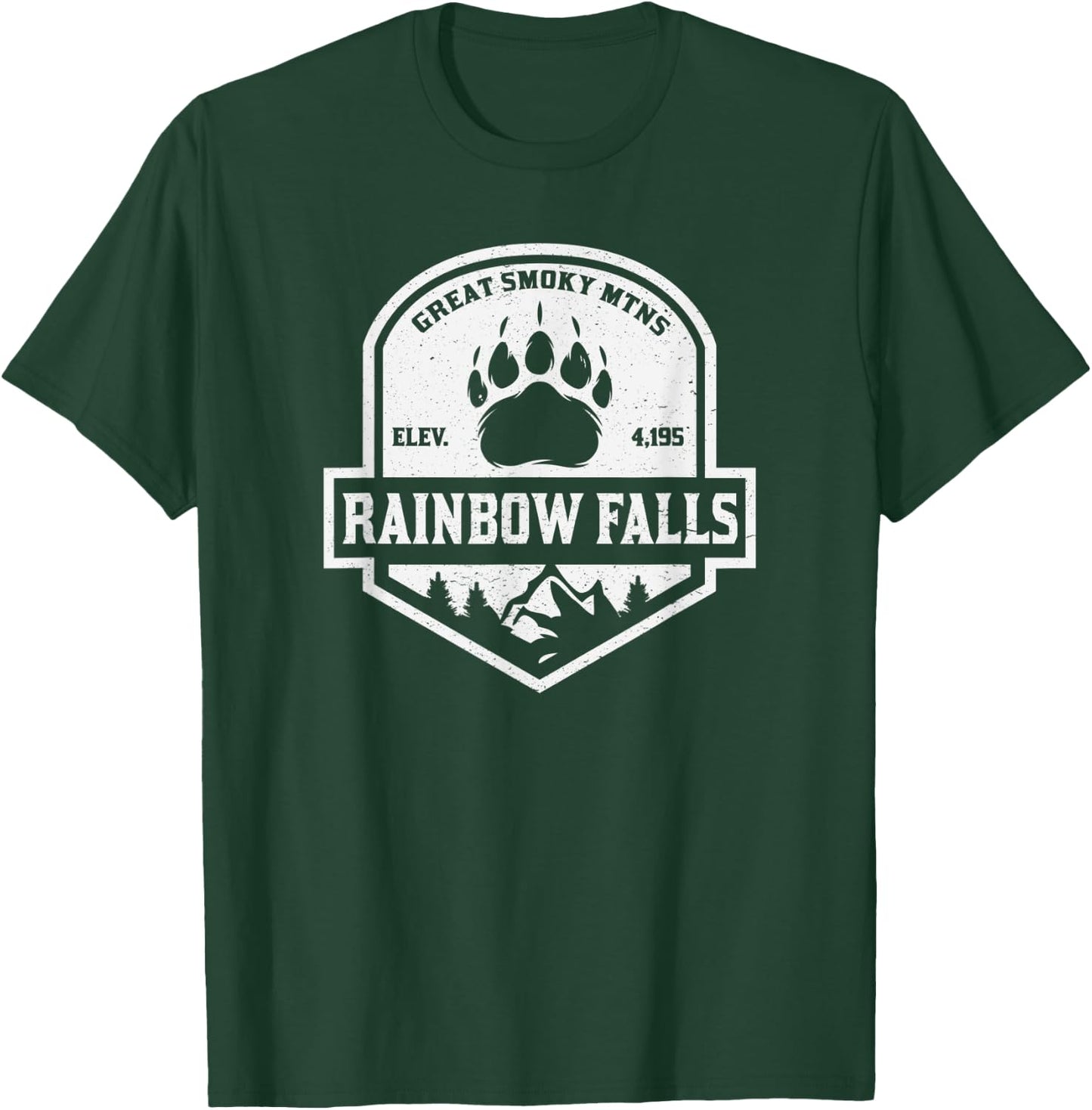 Rainbow Falls Great Smoky Mountains T-Shirt - T-Shirt | Forest