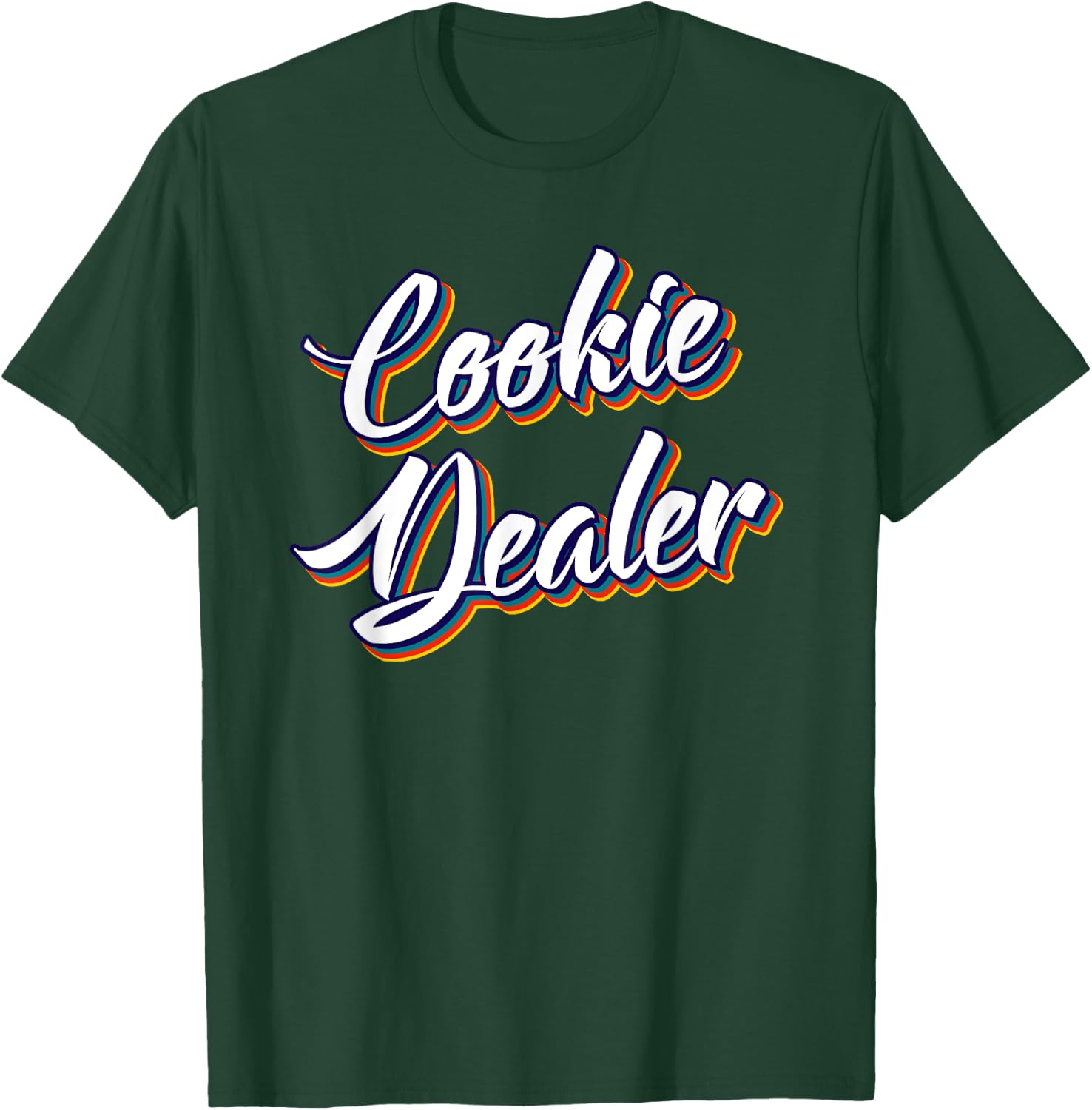 Retro Cookie Dealer Tester Sweets Cookies Baker T-Shirt - T-Shirt | Forest