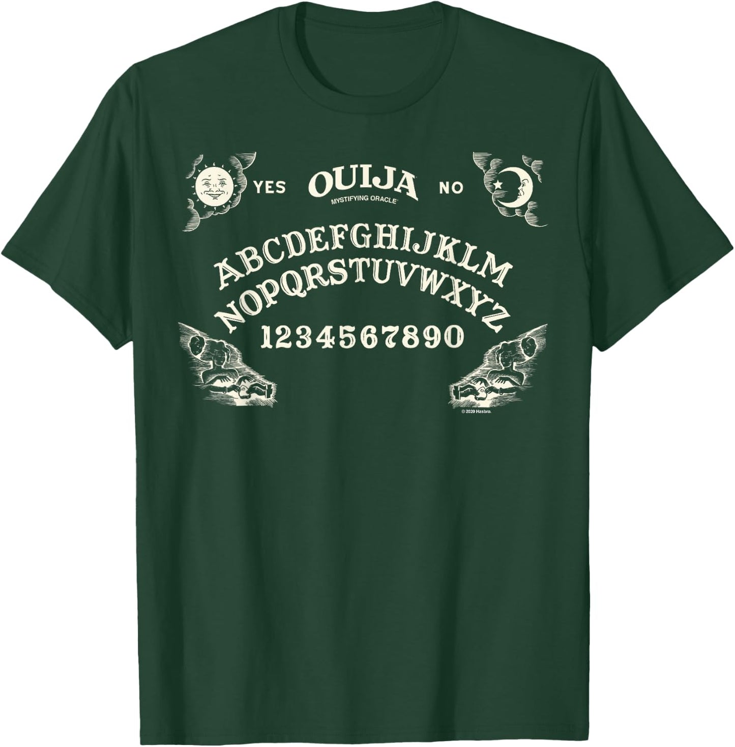 Ouija Classic Game Board Vintage Logo T-Shirt - T-Shirt | Forest