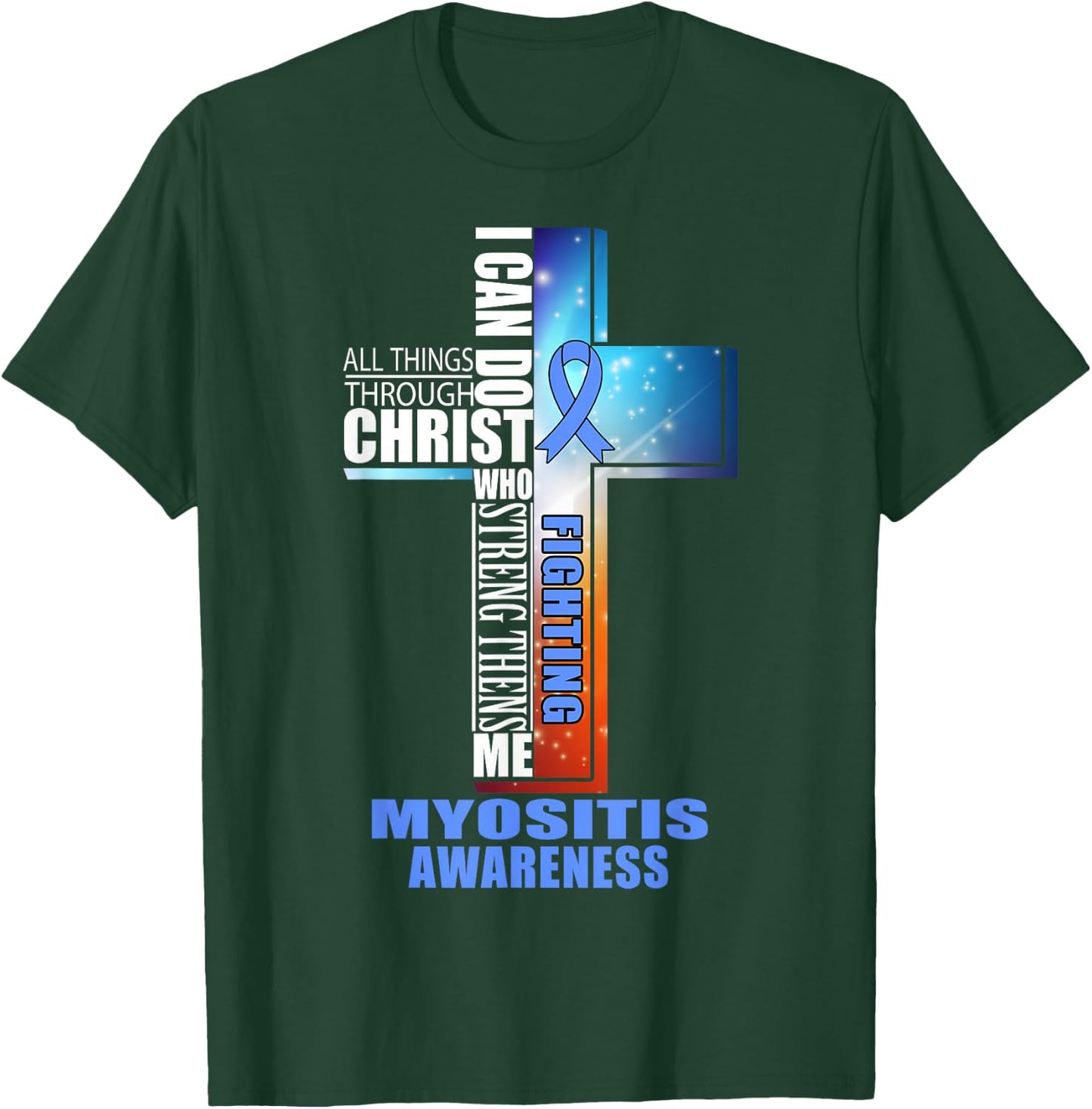 MYOSITIS Warrior Awareness Shirt T-Shirt - T-Shirt | Forest