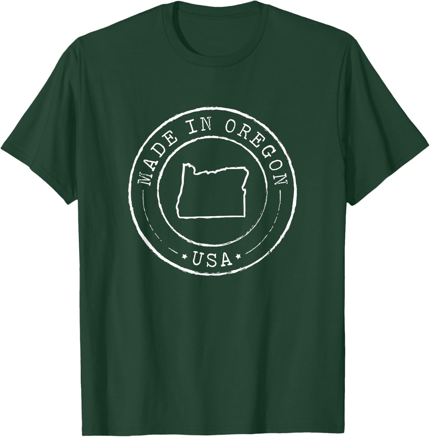 Made in Oregon Shirt State Pride OR Vintage Gift T-Shirt - T-Shirt | Forest