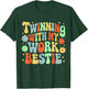 Twinning With My Work Bestie Friends Spirit Week Day T-Shirt - T-Shirt | Forest
