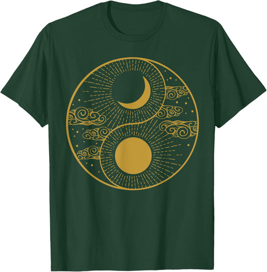 Qi Gong Clothes Tai Chi Qigong Chi Gong Yin Yang T-Shirt - T-Shirt | Forest