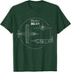 Bell X-1 Supersonic Aircraft Sound Barrier Rocket Shirt T-Shirt - T-Shirt | Forest