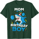 Mom of The Birthday Boy Shark Ocean Theme Matching Family T-Shirt - T-Shirt | Forest