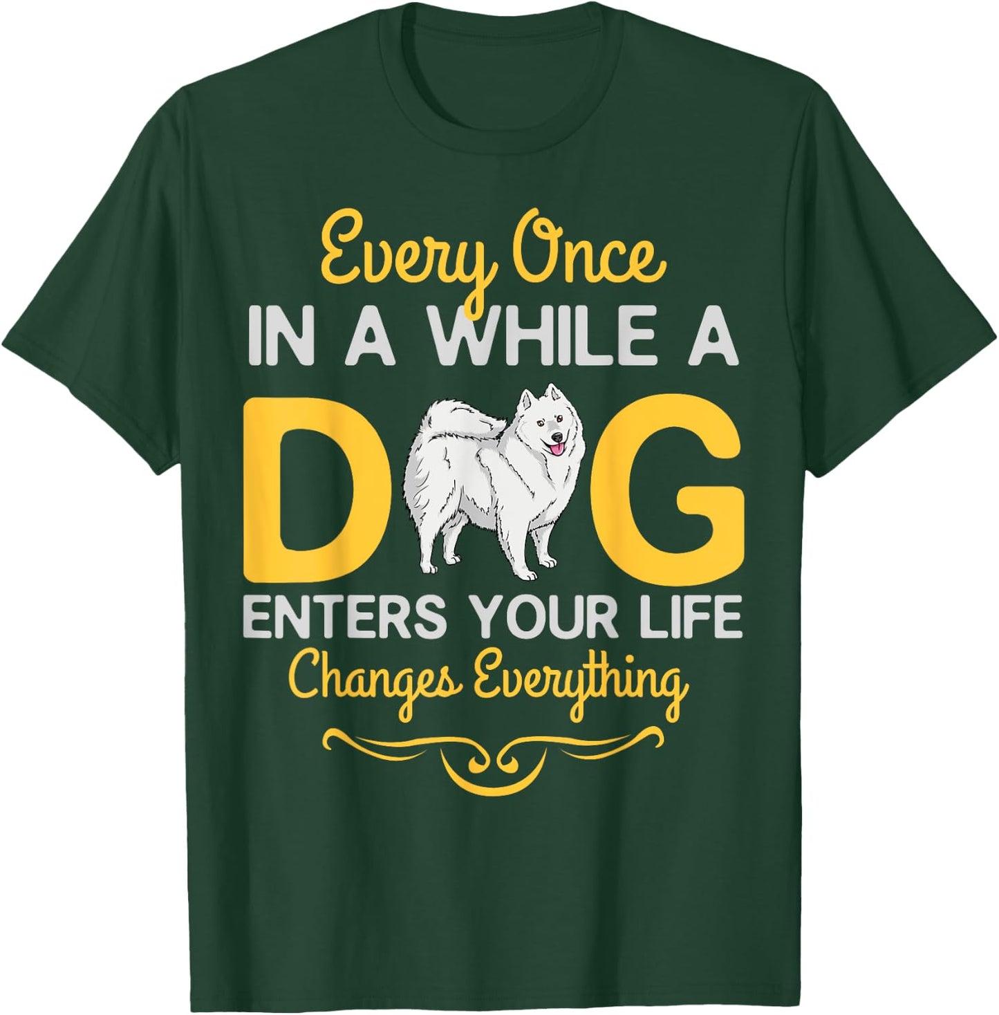American Eskimo Dog Puppies Owner Lover Women Girls Kids T-Shirt - T-Shirt | Forest