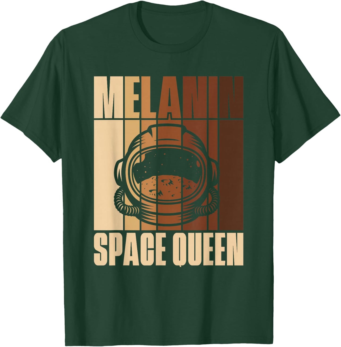 Melanin Space Queen, African American Astronaut T-Shirt - T-Shirt | Forest