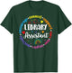 Library Assistant Appreciation Circle Librarian Assistant T-Shirt - T-Shirt | Forest
