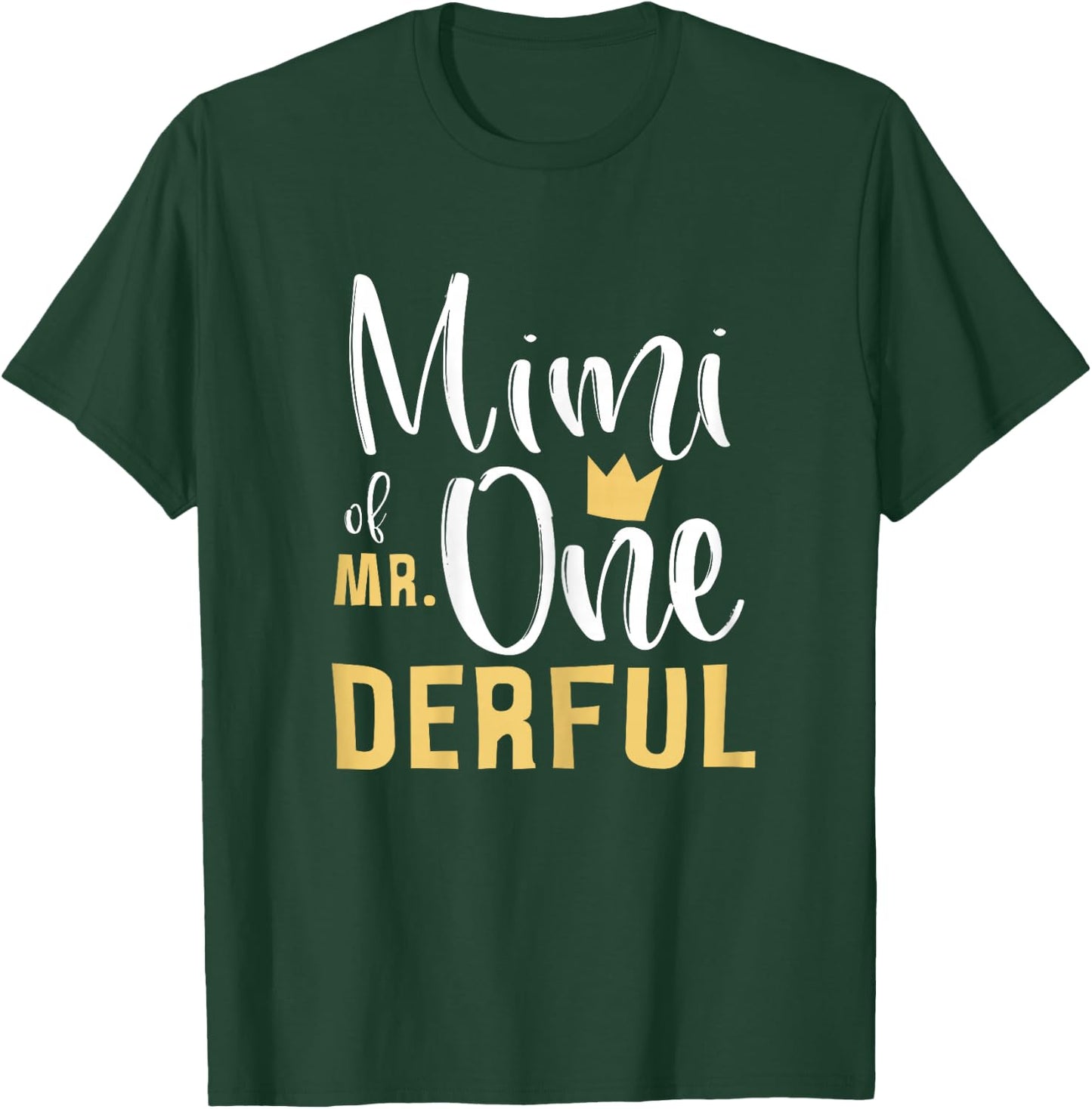 Mimi of Mr Onederful 1st Birthday First One-Derful Matching T-Shirt - T-Shirt | Forest