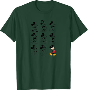 Mickey Mouse Evolution T-Shirt - T-Shirt | Forest